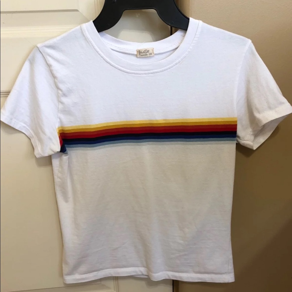 Brandy Melville Jaime Rainbow Top
